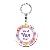 Best Nan Ever Keyring image