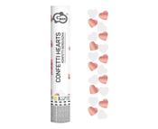 Canon confetti Hearts, rose gold and white, paper-foil (30 cm)