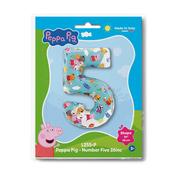 Peppa Pig - Number Five 26inc image