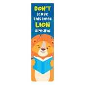 Don't Leave This Book Lion Magnetic Bookmark image