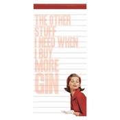 Buy More Gin Magnetic Notepad image