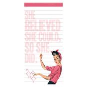 She Believed She Could Magnetic Notepad image