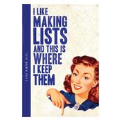 I Like Making Lists XL Notepad image