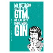 Gym and Gin XL Notepad image