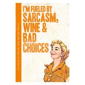 I'm Fueled By Sarcasm XL Notepad image