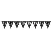 Sparkling Gold 18th Birthday Pennant Banner 396 x 21.5 cm