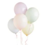 Pastel 12" Latex Balloons - Pack of 5 image