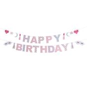 Pamper Party 'Happy Birthday' Card Banner x2 2m