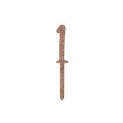 Rose Gold Number '1' Glitter Acrylic Cake Topper image