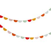 Scallop Card Garland 4m