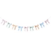 Tea Party 3D Card Bow Garland 2m