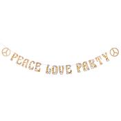Peace Love Party Card Banner 2m image
