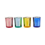 Assorted Glass Candle Holders - Pack of 4 image