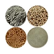 Animal Print Paper Plates - Pack of 8