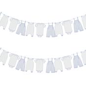 BABYGROW CARD GARLAND 2.5M BLUE