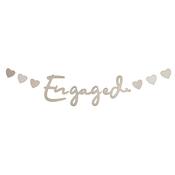 ENGAGED CARD BANNER 2M GOLD image