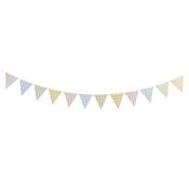 Gingham Paper Card Bunting 2.5m