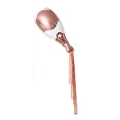 Rose Gold &amp; White Champagne Bottle Foil Balloon &amp; Tassels image