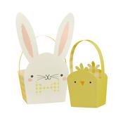 Bunny &amp; Chick Card Baskets - Pack of 5