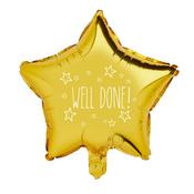 Gold Star 'Well Done' 20" Foil Balloon image