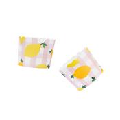 Lemon &amp; Gingham Food Cups - Pack of 12