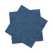 Navy &amp; Stars Paper Napkins - Pack of 20 image