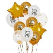 New Years 12" Latex Balloon Bundle - Pack of 12 image