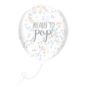 Unisex 'Ready To Pop' Confetti Filled 12" Latex Balloons - Pack of 5 image