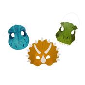Dinosaur Card Masks - Pack of 6