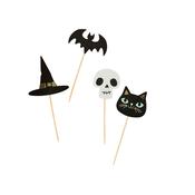 Halloween Character Food Picks - Pack of 12