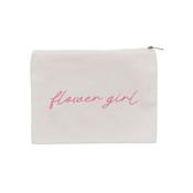 Flower Girl  Cotton Pouch