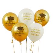 Graduation 12" Latex Balloons - Pack of 5 image