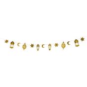 Gold Ramadan Card Banner 2m