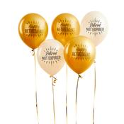 Happy Retirement 12" Latex Balloons - Pack of 5 image
