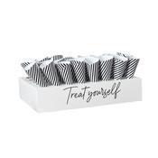 Monochrome 'Treat Yourself' Box Stand &amp; Treat Cones - Pack of 45