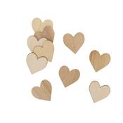 Wooden Hearts - Pack of 10 image