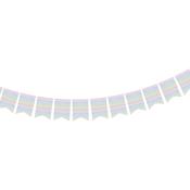 Eco Rainbow Flag Card Bunting 3m