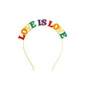 Love Is Love Metal Headband