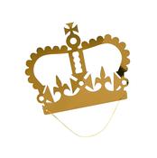 Gold Party Card Crowns - Pack of 10 image