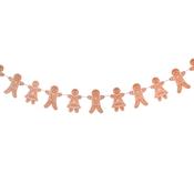 Gingerbread Friends Card Garland 2m