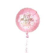 Pink 'Best Mum Ever' 20'' Foil Balloon image