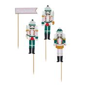 Nutcracker Paper Cake Topper Set