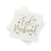 Eid Mubarak Paper Napkins - Pack of 16