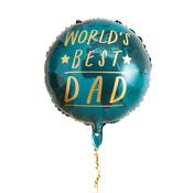 WORLDS BEST DAD 22  FOIL BALLOON image