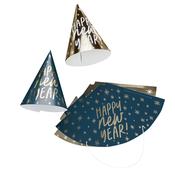 Happy New Year Party Hats - Pack of 10 image