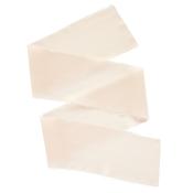 Blush Chiffon Crepe Frayed Ribbon  - 50mm x 5m image