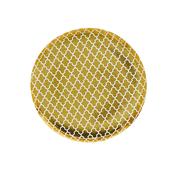 Eid Mubarak Gold Small Paper Plates - Pack of 8