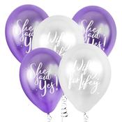 Bride Squad 12" Latex Balloons - Pack of 5 image