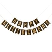 Happy Retirement Card Banner x2 2m image