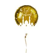 Gold 'Eid Mubarak' 20" Foil Balloon image